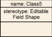 editable field shape